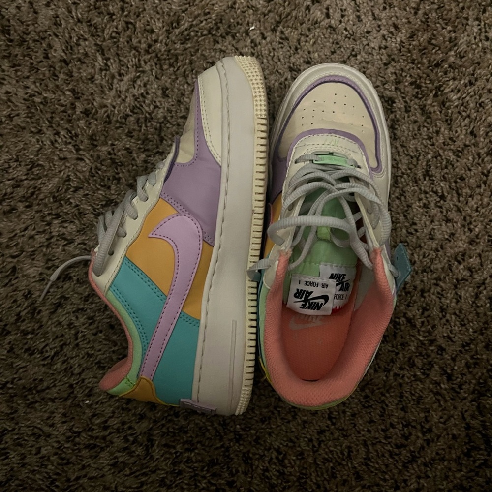 Color Block Air Force 1s